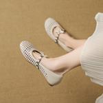 Handcrafted Leather Women's Shoes: Elegance Redefined(EcqiH-7375)