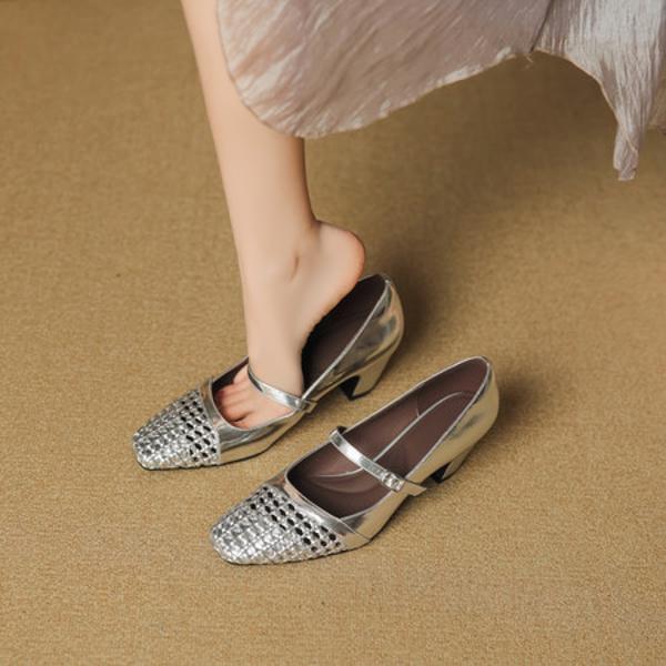 Handcrafted Leather Women's Shoes: Elegance Redefined(EcqiH-7500)