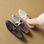 Luxury Handcrafted Leather Women's Shoes with Exquisite Craftsmanship(EcqiH-7399)