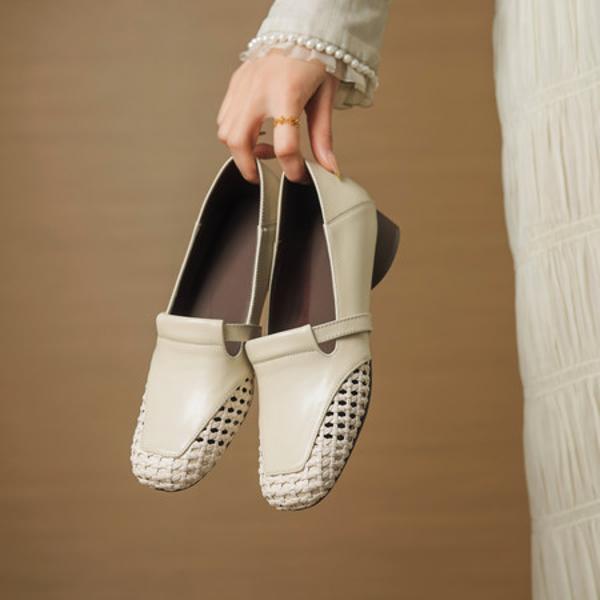 Handcrafted Luxury Leather Women's Shoes: Elegance Redefined(EcqiH-7392)