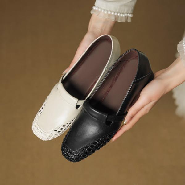 Handcrafted Luxury Leather Women's Shoes: Elegance Redefined(EcqiH-7392)
