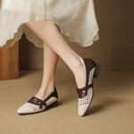 Exquisite Handmade Leather Women's Shoes for Elegant Luxury(EcqiH-7386)