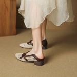 Exquisite Handmade Leather Women's Shoes for Elegant Luxury(EcqiH-7386)