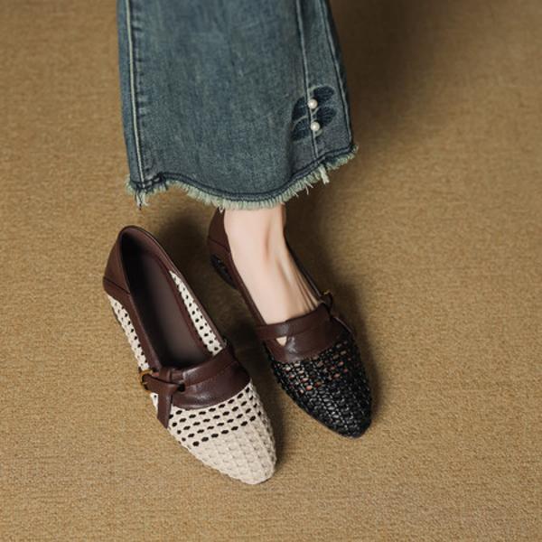 Exquisite Handmade Leather Women's Shoes for Elegant Luxury(EcqiH-7386)