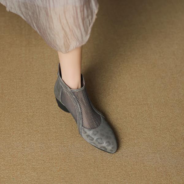 Elegant Handcrafted Leather Women's Shoes with Luxurious Quality and Artistry(EcqiH-7390)