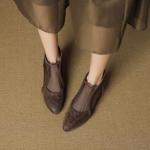 Elegant Handcrafted Leather Women's Shoes with Luxurious Quality and Artistry(EcqiH-7390)