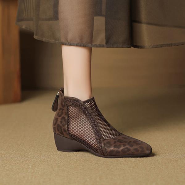 Elegant Handcrafted Leather Women's Shoes with Luxurious Quality and Artistry(EcqiH-7390)