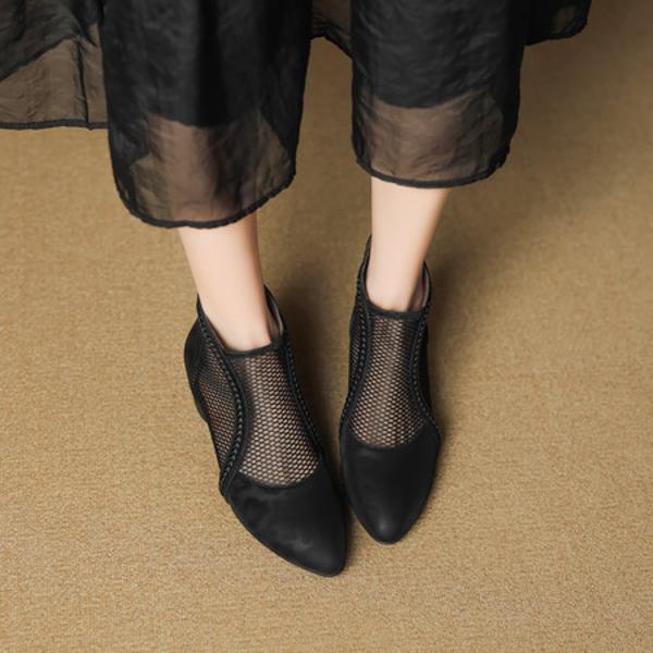 Elegant Handcrafted Leather Women's Shoes with Luxurious Quality and Artistry(EcqiH-7390)