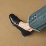 Handcrafted Leather Women’s Shoes: Luxurious Elegance Redefined(EcqiH-7503)