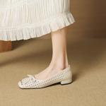 Handcrafted Luxury Leather Women’s Shoes - Elegance Redefined(EcqiH-7535)