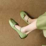 Handcrafted Luxury Genuine Leather Women's Shoes: Exquisite Craftsmanship Meets Timeless Elegance(EcqiHY-7553)