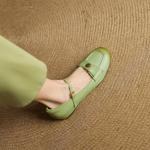 Handcrafted Luxury Genuine Leather Women's Shoes: Exquisite Craftsmanship Meets Timeless Elegance(EcqiHY-7553)