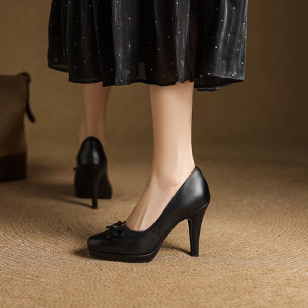 Handcrafted Genuine Leather Women's Shoes: Elegance, Quality, and Luxury Redefined(EcqiHY-7570)