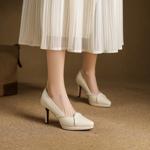 Luxurious Handcrafted Leather Women’s Shoes: Elegance in Every Detail(EcqiHY-7572)