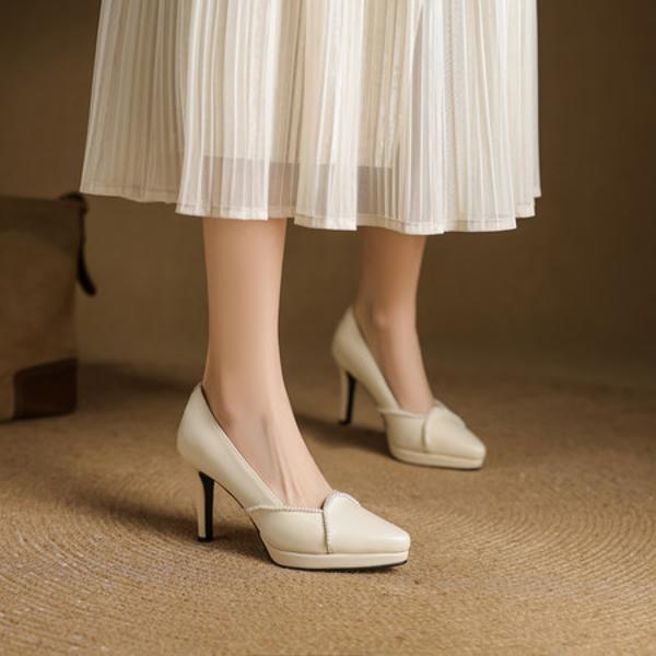 Luxurious Handcrafted Leather Women’s Shoes: Elegance in Every Detail(EcqiHY-7572)