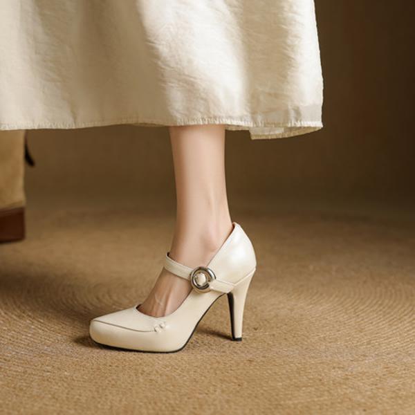 Handcrafted Leather Women's Shoes: Luxury, Elegance, and Artisan Craftsmanship(EcqiHY-7562)