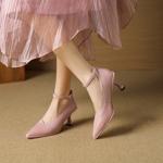 Handcrafted Luxury Leather Women’s Shoes: Elegance in Every Stitch(EcqiHL-7550)