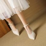 Handcrafted Luxury Leather Women’s Shoes: Elegance in Every Stitch(EcqiHL-7550)