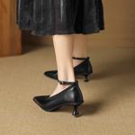 Handcrafted Luxury Leather Women’s Shoes: Elegance in Every Stitch(EcqiHL-7550)