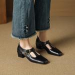 Elegant Handcrafted Leather Women's Shoes, Luxe Quality(EcqiHL-7593)