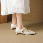 Handcrafted Luxury Leather Women's Shoes: Elegance Redefined(EcqiHL-7605)