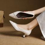 Handcrafted Luxury Leather Women’s Shoes: Elegant Artistry Unveiled(EcqiH-7585)
