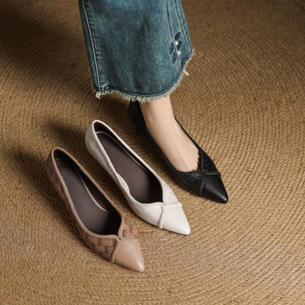 Handcrafted Luxury Leather Women’s Shoes: Elegant Artistry Unveiled(EcqiH-7585)