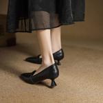 Handcrafted Luxury Leather Shoes for Elegant Women(EcqiH-7599)