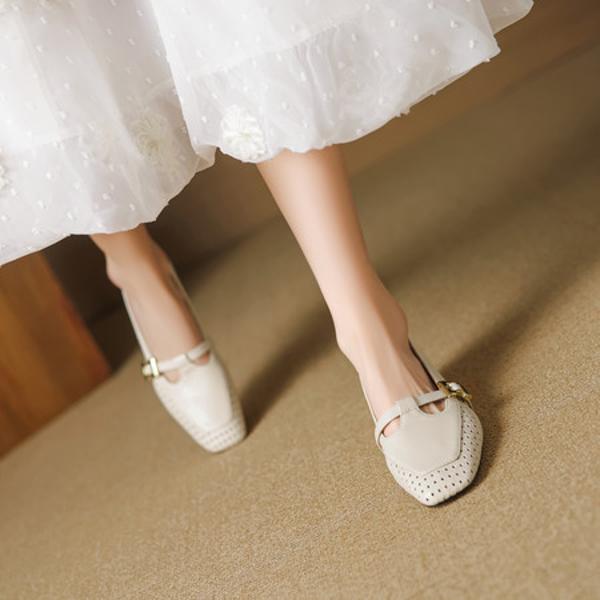 Elegant Handcrafted Leather Footwear for Luxe Style(EcqiHL-7603)