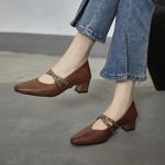 Handcrafted Luxury Leather Women’s Shoes for Elegance(EcqiHJ-7622)