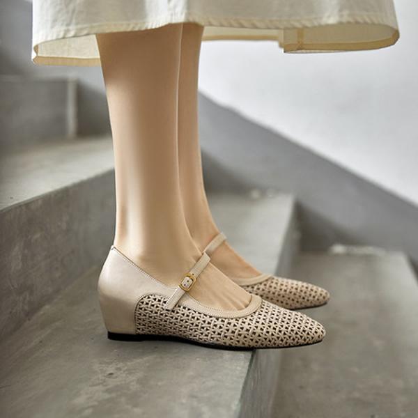 Handcrafted Leather Women’s Shoes: Exquisite Quality and Elegant Design(EcqiHJ-7625)