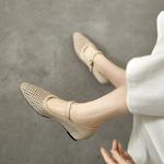 Handcrafted Leather Women’s Shoes: Exquisite Quality and Elegant Design(EcqiHJ-7625)