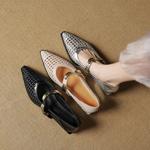 Handcrafted Genuine Leather Women's Shoes: Exquisite Craftsmanship & Luxury Elegance(EcqiHL-7720)