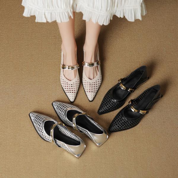 Handcrafted Genuine Leather Women's Shoes: Exquisite Craftsmanship & Luxury Elegance(EcqiHL-7720)