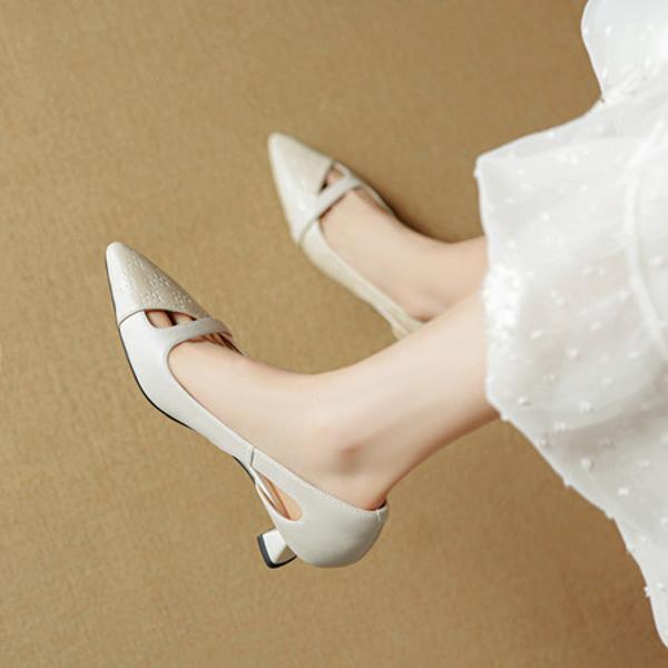 Handcrafted Genuine Leather Women’s Shoes: Exquisite Craftsmanship & Timeless Elegance(EcqiH-7788)