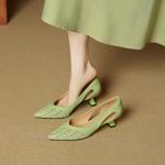 Handcrafted Luxury Genuine Leather Women's Shoes - Elegance Redefined(EcqiH-7805)