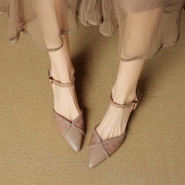 Handcrafted Leather Women's Shoes: Elegance Meets Luxury in Every Stitch(EcqiH-7820)