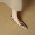 Crafted Elegance: Luxury Genuine Leather Handmade Women's Shoes(EcqiH-7818)