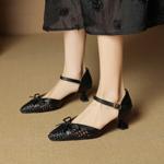 Handcrafted Luxury Leather Women's Shoes: Elegance in Every Stitch(EcqiH-7816)