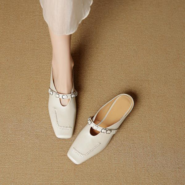 Handcrafted Leather Women's Shoes: Elegance in Every Luxurious Detail(EcqiHL-7832)