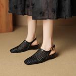 Elegant Handcrafted Leather Women's Shoes with Luxurious Quality(EcqiH-7830)