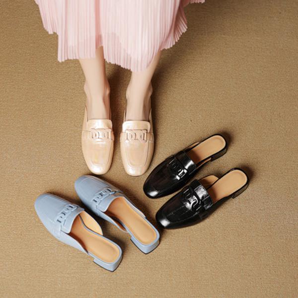 Handcrafted Genuine Leather Women's Shoes: Luxury, Elegance, Quality(EcqiH-7838)