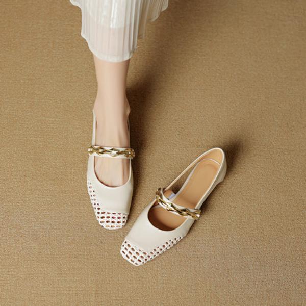 Handcrafted Luxury Leather Women's Shoes: Elegance Redefined(EcqiH-7860)