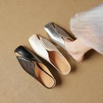 Handcrafted Luxury Leather Women's Shoes with Exquisite Craftsmanship(EcqiH-7835)