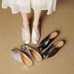 Handcrafted Luxury Leather Women's Shoes with Exquisite Craftsmanship(EcqiH-7835)