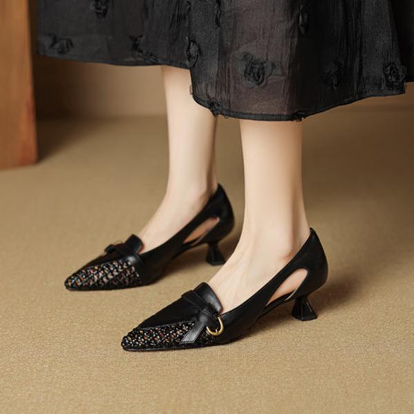 Elegantly Crafted Genuine Leather Women's Shoes(EcqiH-7825)
