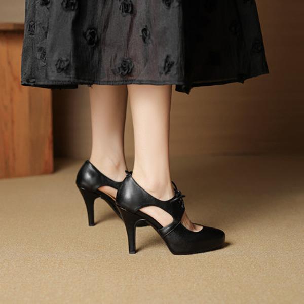 Exquisite Handcrafted Leather Women's Shoes: The Essence of Luxury and Elegance(EcqiHY-7858)