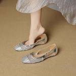 Elegant Handcrafted Leather Women's Shoes of Luxe Quality(EcqiH-7862)