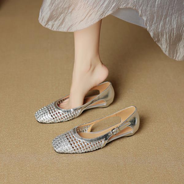 Elegant Handcrafted Leather Women's Shoes of Luxe Quality(EcqiH-7862)