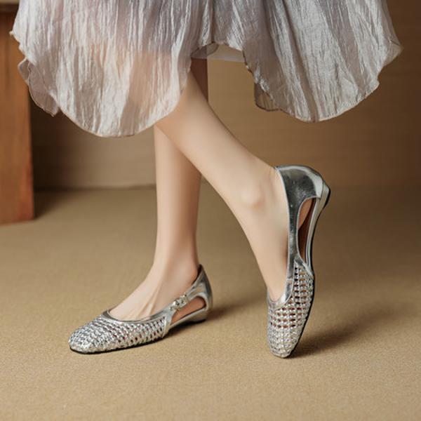 Elegant Handcrafted Leather Women's Shoes of Luxe Quality(EcqiH-7862)